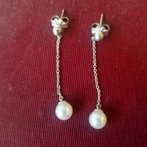 Tiffany Pearl Drop Earrings